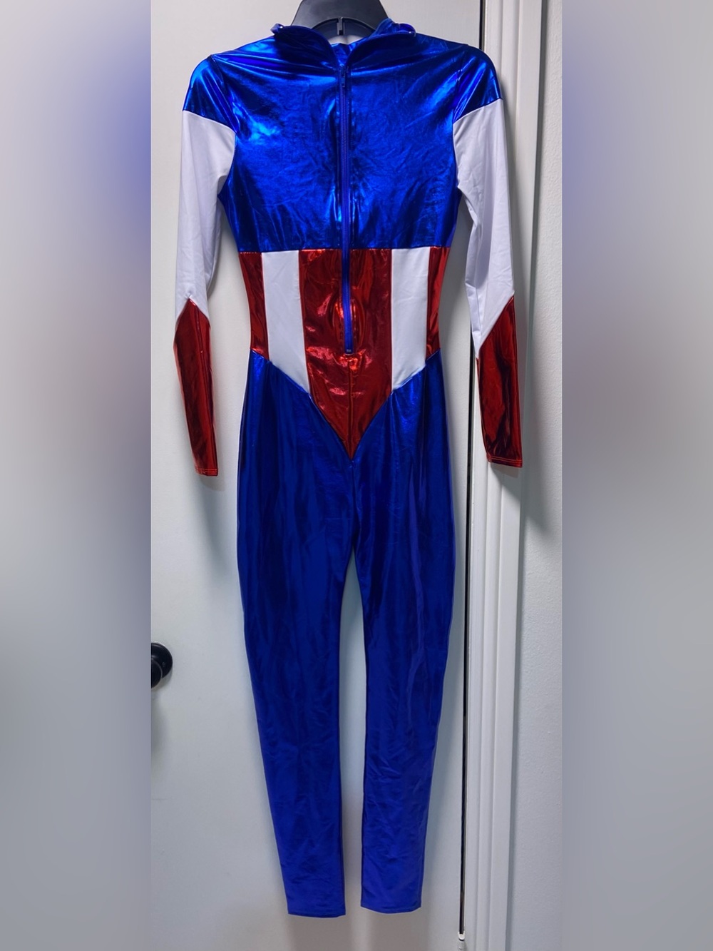 Forplay Women’s Captain America Costume Body Suit - Size S/M